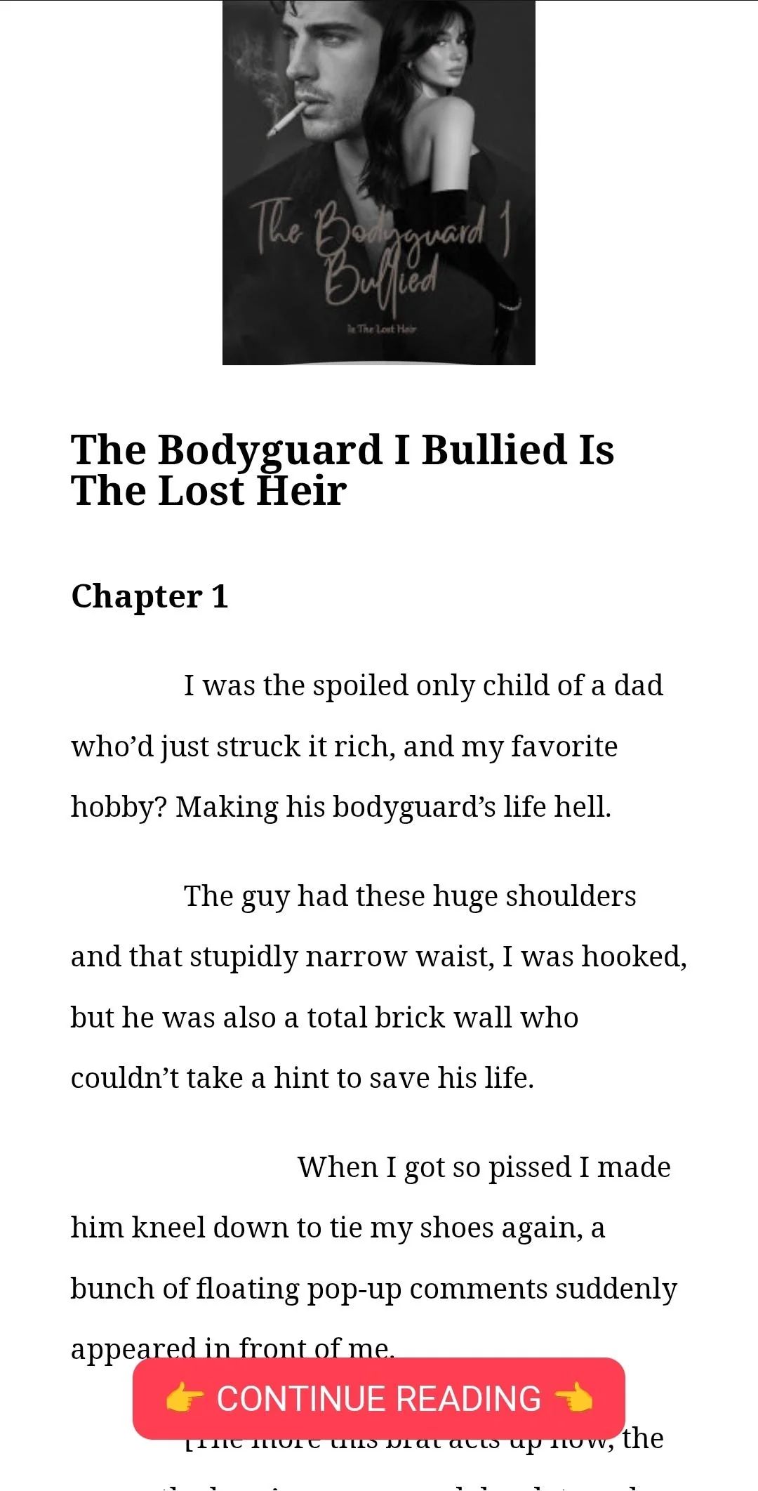 The Bodyguard I Bullied Is The Lost Heir