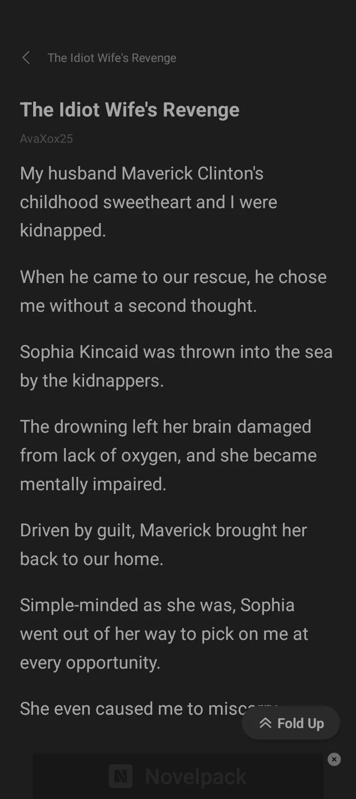 The Idiot Wife’s Revenge